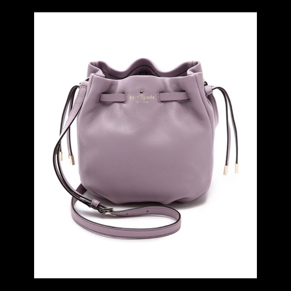 Kate spade Kacey  Poppy Bucket Bag Lilac Bliss - Picture 1 of 6